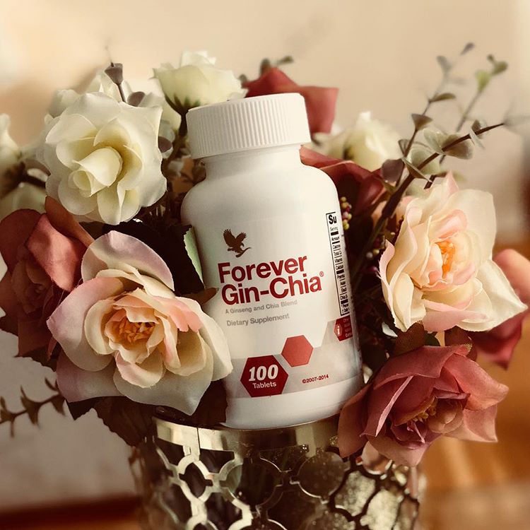 فوراور جین چیا مکمل غذایی جینسینگ و انه های طلایی چیا